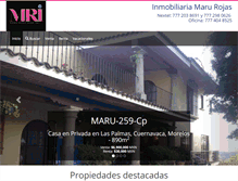 Tablet Screenshot of inmomarurojas.com